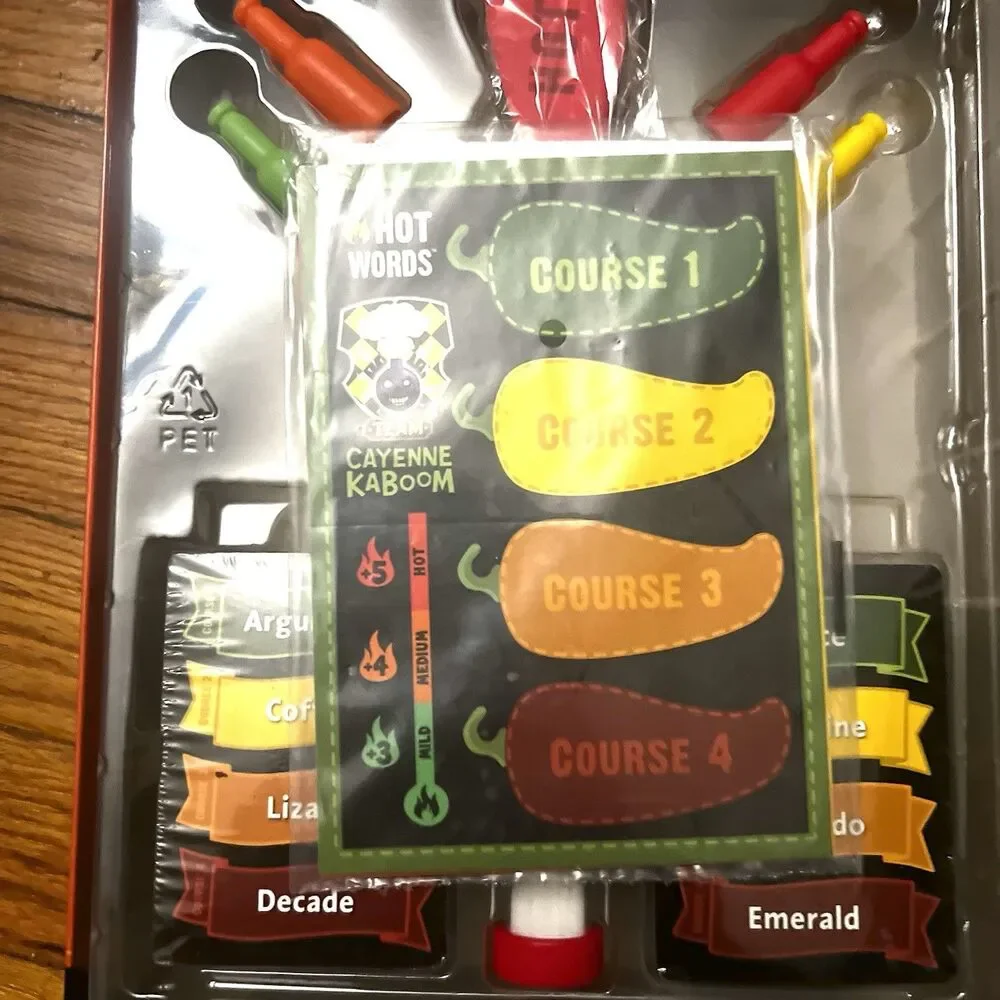 Hot Words Word Guessing Party Game Ages 12+, 4+ Players, New
